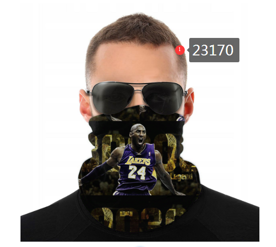 NBA 2021 Los Angeles Lakers #24 kobe bryant 23170 Dust mask with filter->->Sports Accessory